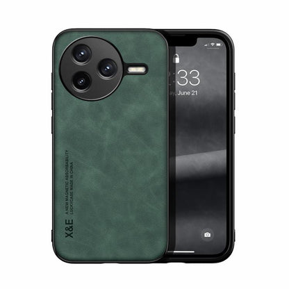 Skin Feel Magnetic Leather Back Phone Case