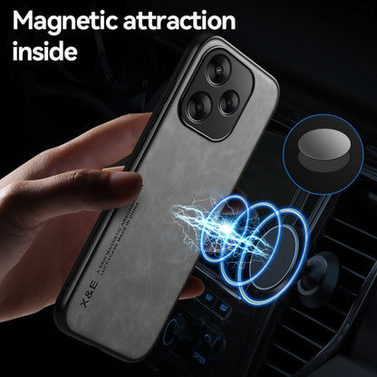 Skin Feel Magnetic Leather Back Phone Case