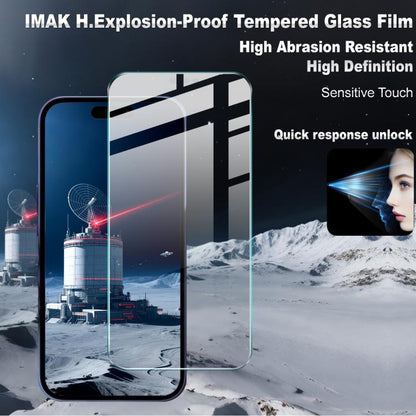 imak H Series Tempered Glass Film, For iPhone 17 Pro Max, For iPhone 17 / 17 Pro, For iPhone Air, For iPhone 16e, For iPhone 16 Pro Max, For iPhone 16 Pro, For iPhone 16 Plus, For iPhone 16