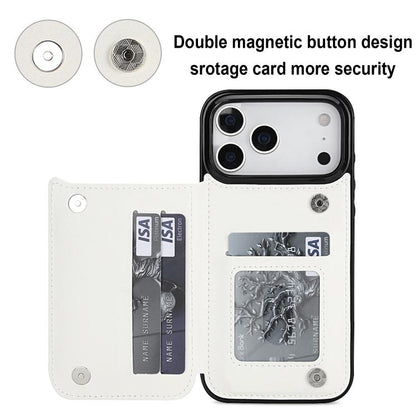 Double Buckle Rhombic PU Leather Phone Case