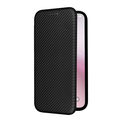 Carbon Fiber Texture Flip Leather Phone Case, For iPhone SE 2024, For iPhone 16 Pro Max, For iPhone 16 Pro, For iPhone 16 Plus