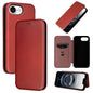 Carbon Fiber Texture Flip Leather Phone Case, For iPhone 18 Pro / 17 Pro, For iPhone 18 Pro Max / 17 Pro Max, For iPhone 17e / 16e, For iPhone 17