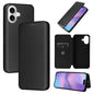 Carbon Fiber Texture Flip Leather Phone Case, For iPhone 18 Pro / 17 Pro, For iPhone 18 Pro Max / 17 Pro Max, For iPhone 17e / 16e, For iPhone 17