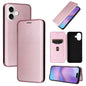 Carbon Fiber Texture Flip Leather Phone Case, For iPhone 18 Pro / 17 Pro, For iPhone 18 Pro Max / 17 Pro Max, For iPhone 17e / 16e, For iPhone 17
