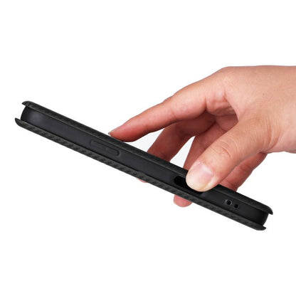 Carbon Fiber Texture Flip Leather Phone Case, For iPhone 17 Pro Max, For iPhone 17 Pro, For iPhone 17, For iPhone Air