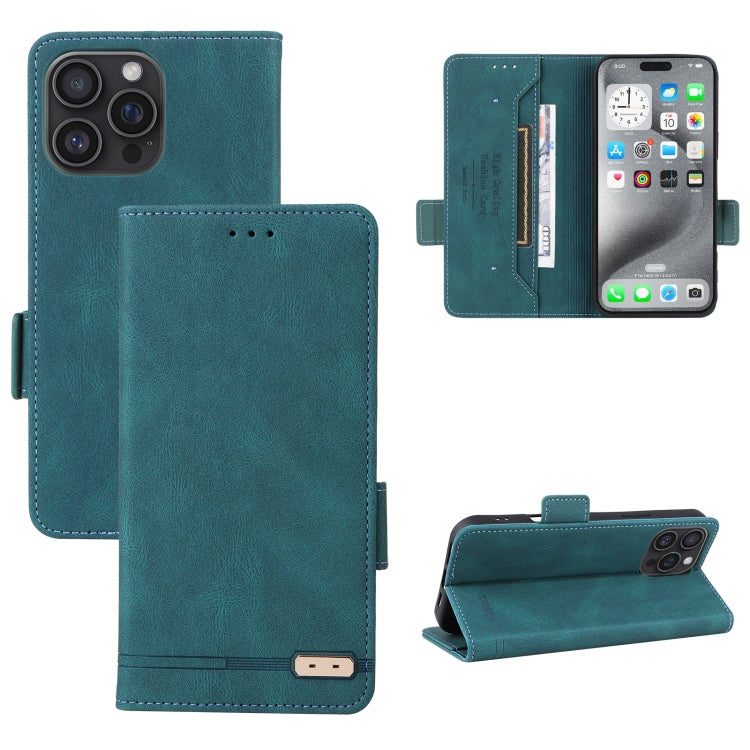 Magnetic Clasp Leather Phone Case, For iPhone 16 Pro Max, For iPhone 16 Pro, For iPhone 16 Plus, For iPhone 16