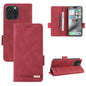 Magnetic Clasp Leather Phone Case, For iPhone 16 Pro Max, For iPhone 16 Pro, For iPhone 16 Plus, For iPhone 16