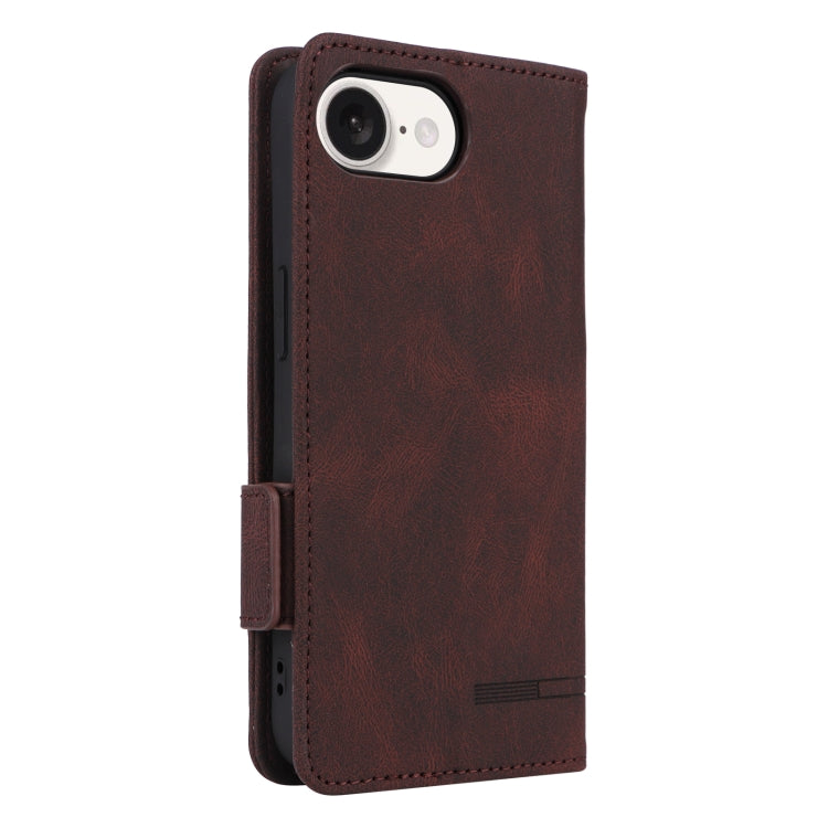 Magnetic Clasp Leather Phone Case, For iPhone 17e / 16e, For iPhone 17 Pro Max, For iPhone 17 Pro, For iPhone 17
