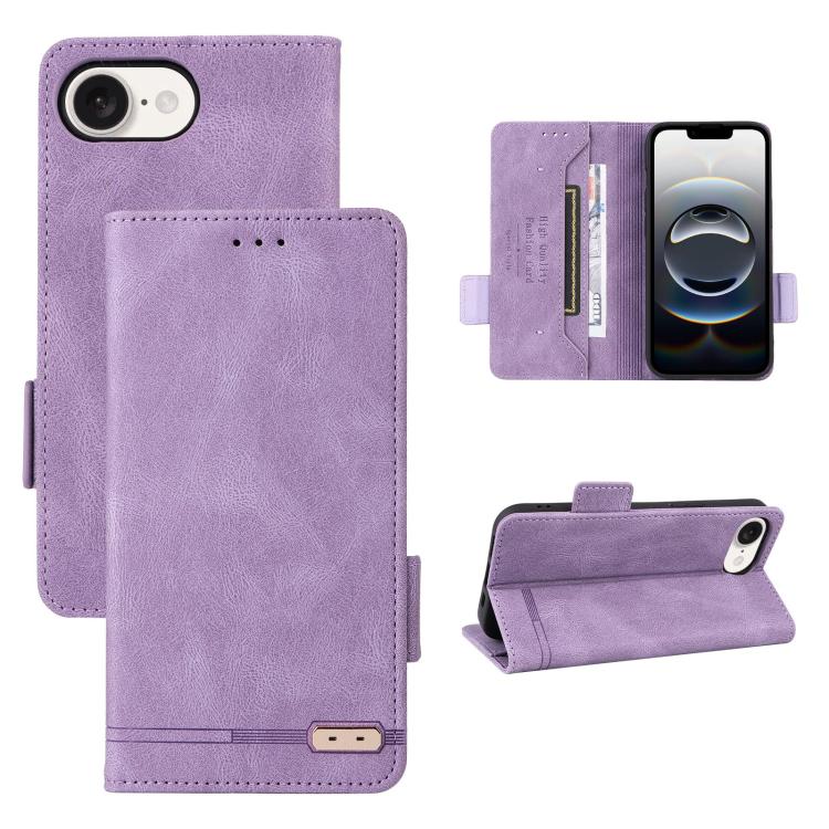Magnetic Clasp Leather Phone Case, For iPhone 17e / 16e, For iPhone 17 Pro Max, For iPhone 17 Pro, For iPhone 17