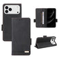 Magnetic Clasp Leather Phone Case, For iPhone 17e / 16e, For iPhone 17 Pro Max, For iPhone 17 Pro, For iPhone 17