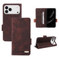 Magnetic Clasp Leather Phone Case, For iPhone 17e / 16e, For iPhone 17 Pro Max, For iPhone 17 Pro, For iPhone 17