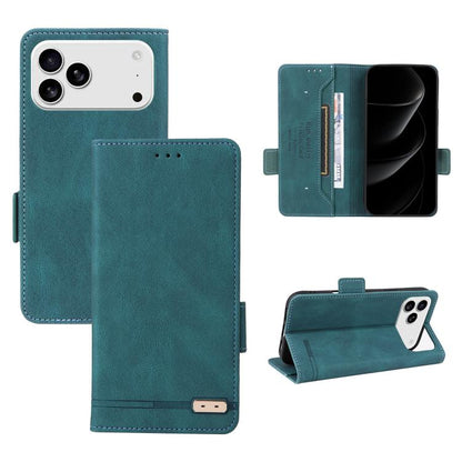 Magnetic Clasp Leather Phone Case, For iPhone 17e / 16e, For iPhone 17 Pro Max, For iPhone 17 Pro, For iPhone 17