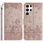 Cat Embossing Pattern Leather Phone Case with Lanyard, For Samsung Galaxy S25 FE 5G, For Samsung Galaxy S25 5G, For Samsung Galaxy S25+ 5G, For Samsung Galaxy S25 Ultra 5G