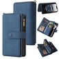 Skin Feel Multi Card Slots Zipper Wallet Leather Phone Case, For iPhone 18 Pro / 17 Pro, For iPhone 18 Pro Max / 17 Pro Max, For iPhone 17e / 16e, For iPhone 17, For iPhone Air, For iPhone 16 Pro Max