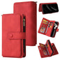 Skin Feel Multi Card Slots Zipper Wallet Leather Phone Case, For iPhone 18 Pro / 17 Pro, For iPhone 18 Pro Max / 17 Pro Max, For iPhone 17e / 16e, For iPhone 17, For iPhone Air, For iPhone 16 Pro Max