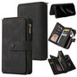 Skin Feel Multi Card Slots Zipper Wallet Leather Phone Case, For iPhone 18 Pro / 17 Pro, For iPhone 18 Pro Max / 17 Pro Max, For iPhone 17e / 16e, For iPhone 17, For iPhone Air, For iPhone 16 Pro Max