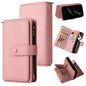 Skin Feel Multi Card Slots Zipper Wallet Leather Phone Case, For iPhone 18 Pro / 17 Pro, For iPhone 18 Pro Max / 17 Pro Max, For iPhone 17e / 16e, For iPhone 17, For iPhone Air, For iPhone 16 Pro Max