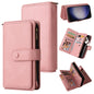 Skin Feel Multi Card Slots Zipper Wallet Leather Phone Case, For Galaxy S26 FE 5G, For Galaxy S26 Edge 5G, For Galaxy S26 Ultra 5G, For Galaxy S26 5G, For Galaxy S25 / S24 5G, For Galaxy S25+ / S24+ 5G