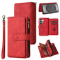 Skin Feel Multi Card Slots Zipper Wallet Leather Phone Case, For Galaxy S26 FE 5G, For Galaxy S26 Edge 5G, For Galaxy S26 Ultra 5G, For Galaxy S26 5G, For Galaxy S25 / S24 5G, For Galaxy S25+ / S24+ 5G
