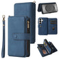 Skin Feel Multi Card Slots Zipper Wallet Leather Phone Case, For Galaxy S26 FE 5G, For Galaxy S26 Edge 5G, For Galaxy S26 Ultra 5G, For Galaxy S26 5G, For Galaxy S25 / S24 5G, For Galaxy S25+ / S24+ 5G