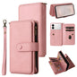 Skin Feel Multi Card Slots Zipper Wallet Leather Phone Case, For Galaxy S26 FE 5G, For Galaxy S26 Edge 5G, For Galaxy S26 Ultra 5G, For Galaxy S26 5G, For Galaxy S25 / S24 5G, For Galaxy S25+ / S24+ 5G