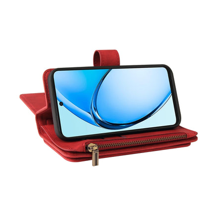 Skin Feel Multi Card Slots Zipper Wallet Leather Phone Case