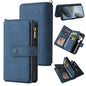 Skin Feel Multi Card Slots Zipper Wallet Leather Phone Case