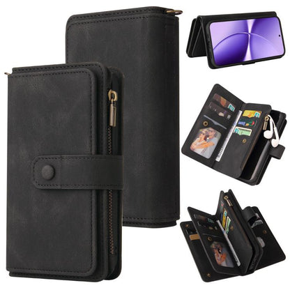 Skin Feel Multi Card Slots Zipper Wallet Leather Phone Case, For Redmi Note 17 5G/4G Global 169.7mm, For Redmi Note 17 Pro+ 5G Global 163.4mm, For Redmi 17 5G / 4G Global 170mm, For Redmi Turbo 5 Max / Poco X8 Pro Max 5G                                ...