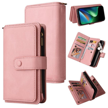 Skin Feel Multi Card Slots Zipper Wallet Leather Phone Case, For Redmi Note 17 5G/4G Global 169.7mm, For Redmi Note 17 Pro+ 5G Global 163.4mm, For Redmi 17 5G / 4G Global 170mm, For Redmi Turbo 5 Max / Poco X8 Pro Max 5G                                ...