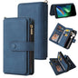 Skin Feel Multi Card Slots Zipper Wallet Leather Phone Case, For Redmi Note 17 5G/4G Global 169.7mm, For Redmi Note 17 Pro+ 5G Global 163.4mm, For Redmi 17 5G / 4G Global 170mm, For Redmi Turbo 5 Max / Poco X8 Pro Max 5G                                ...