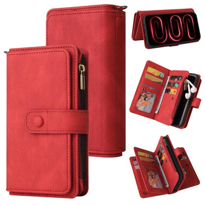 Skin Feel Multi Card Slots Zipper Wallet Leather Phone Case, For Redmi Turbo 5 / Poco X8 Pro 5G, For Redmi K90 Pro Max/Poco F8 Ultra 5G, For Redmi Note 14 5G, For Redmi Note 14 Pro / 14 Pro+ 5G, For Redmi 14C 4G Global, For Redmi 13 4G Global