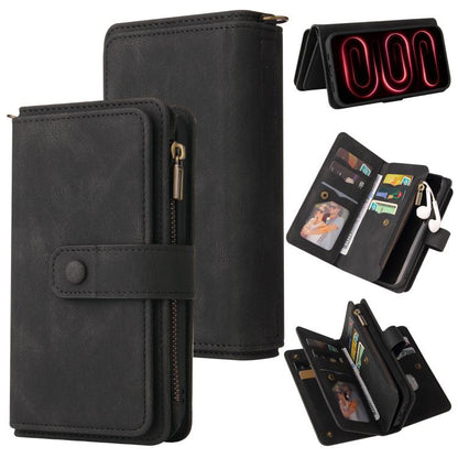 Skin Feel Multi Card Slots Zipper Wallet Leather Phone Case, For Redmi Turbo 5 / Poco X8 Pro 5G, For Redmi K90 Pro Max/Poco F8 Ultra 5G, For Redmi Note 14 5G, For Redmi Note 14 Pro / 14 Pro+ 5G, For Redmi 14C 4G Global, For Redmi 13 4G Global