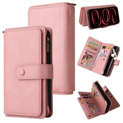Skin Feel Multi Card Slots Zipper Wallet Leather Phone Case, For Redmi Turbo 5 / Poco X8 Pro 5G, For Redmi K90 Pro Max/Poco F8 Ultra 5G, For Redmi Note 14 5G, For Redmi Note 14 Pro / 14 Pro+ 5G, For Redmi 14C 4G Global, For Redmi 13 4G Global