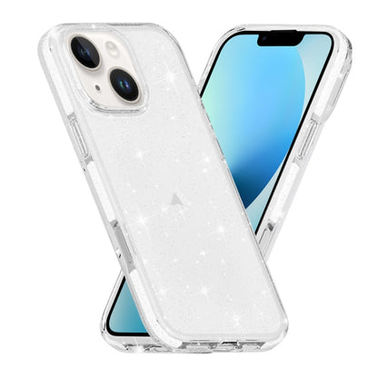 Dual Color Clear Glitter TPU + TPE Full Coverage Phone Case, For iPhone 17 Pro Max, For iPhone 17 Pro, For iPhone 17, For iPhone Air, For iPhone 16 Pro Max, For iPhone 16 Pro, For iPhone 16 Plus, For iPhone 16, For iPhone 15 Pro Max, For iPhone 15 Pro ...