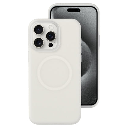 Jelly Liquid Silicone MagSafe Magnetic Phone Case, For iPhone 15 Pro, For iPhone 15 Plus