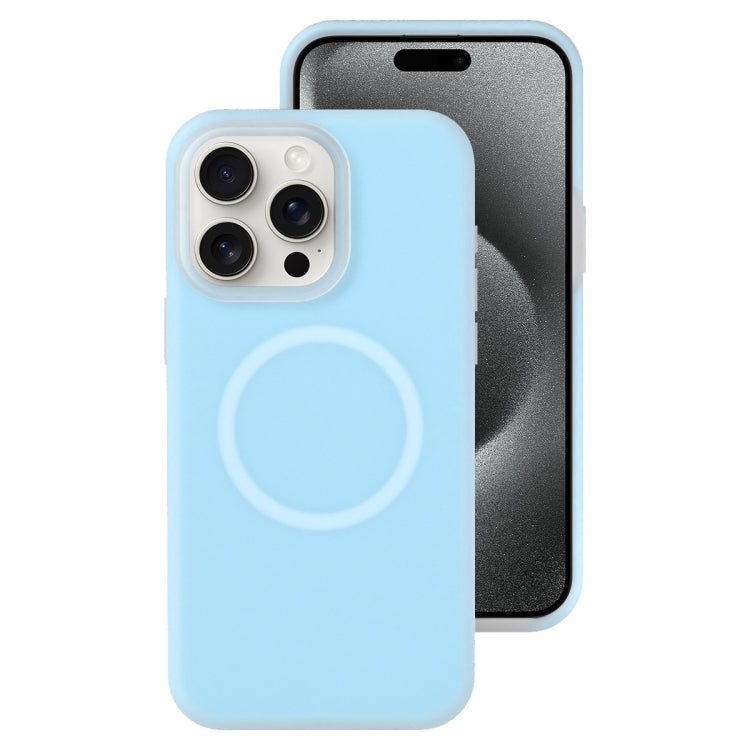 Jelly Liquid Silicone MagSafe Magnetic Phone Case, For iPhone 16, For iPhone 15 Pro Max