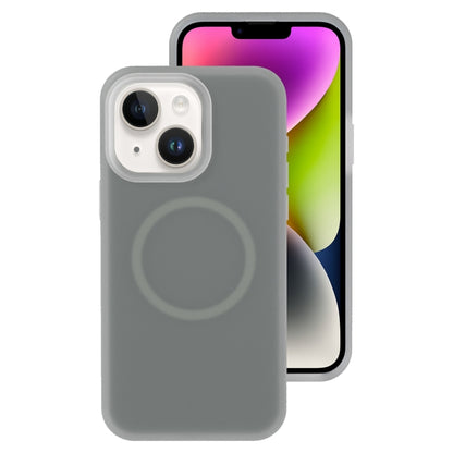 Jelly Liquid Silicone MagSafe Magnetic Phone Case, For iPhone 15, For iPhone 14 Plus
