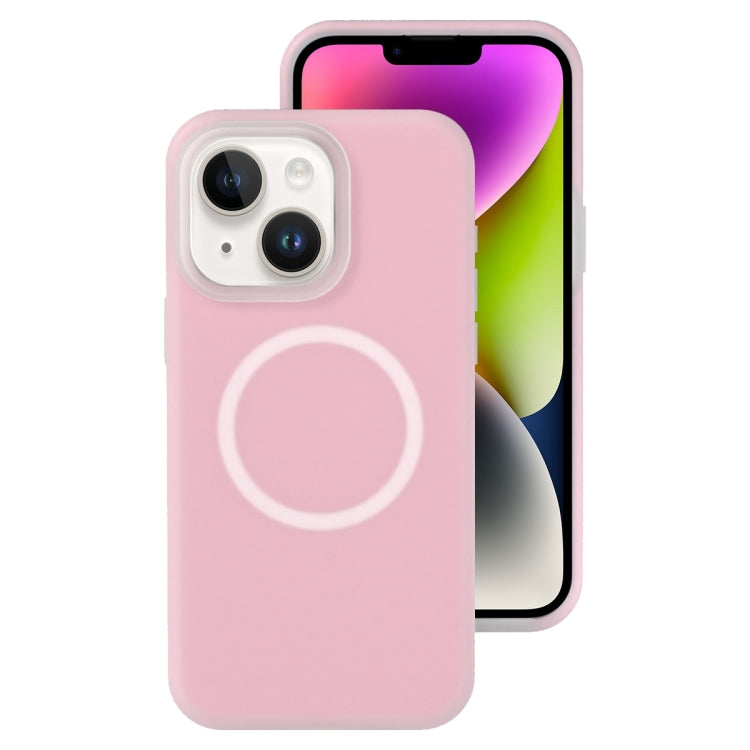 Jelly Liquid Silicone MagSafe Magnetic Phone Case, For iPhone 15, For iPhone 14 Plus