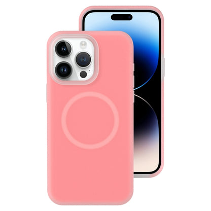 Jelly Liquid Silicone MagSafe Magnetic Phone Case, For iPhone 14, For iPhone 14 Pro