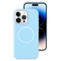 Jelly Liquid Silicone MagSafe Magnetic Phone Case, For iPhone 14 Pro Max, For iPhone 13 Pro Max