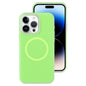 Jelly Liquid Silicone MagSafe Magnetic Phone Case, For iPhone 14 Pro Max, For iPhone 13 Pro Max