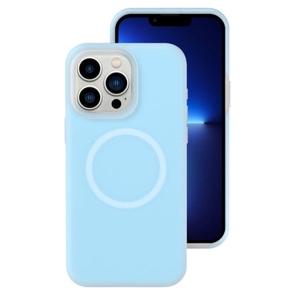 Jelly Liquid Silicone MagSafe Magnetic Phone Case, For iPhone 13 Pro, For iPhone 13