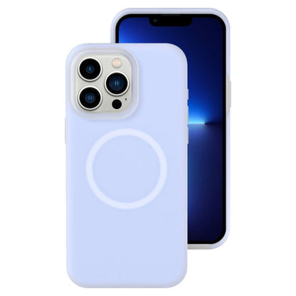 Jelly Liquid Silicone MagSafe Magnetic Phone Case, For iPhone 13 Pro, For iPhone 13
