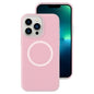 Jelly Liquid Silicone MagSafe Magnetic Phone Case, For iPhone 14 Pro Max, For iPhone 13 Pro Max
