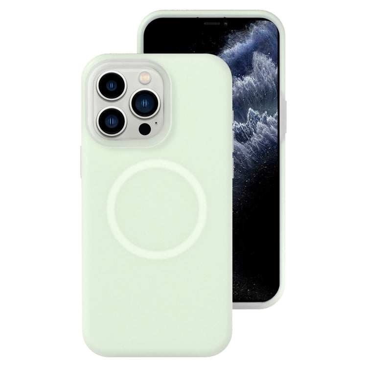 Jelly Liquid Silicone MagSafe Magnetic Phone Case, For iPhone 12 Pro, For iPhone 11 Pro Max