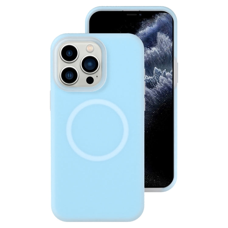Jelly Liquid Silicone MagSafe Magnetic Phone Case, For iPhone 12 Pro, For iPhone 11 Pro Max