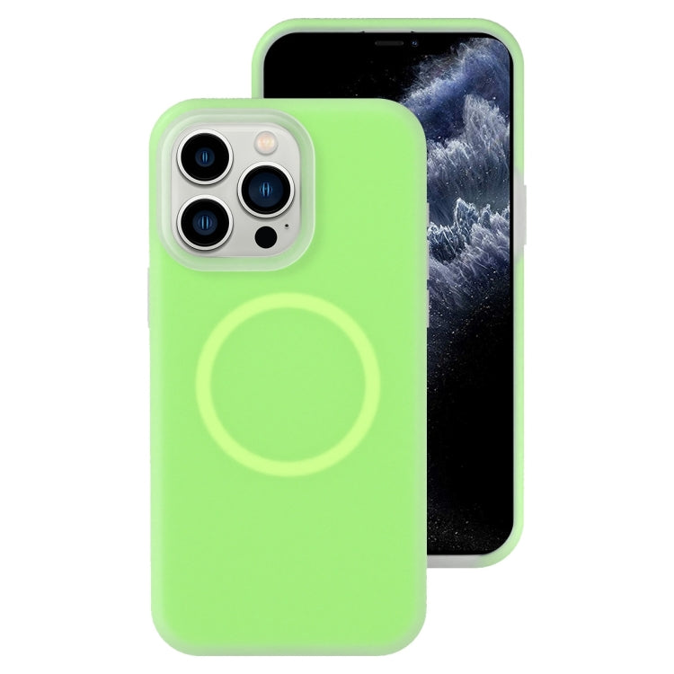 Jelly Liquid Silicone MagSafe Magnetic Phone Case, For iPhone 12 Pro, For iPhone 11 Pro Max