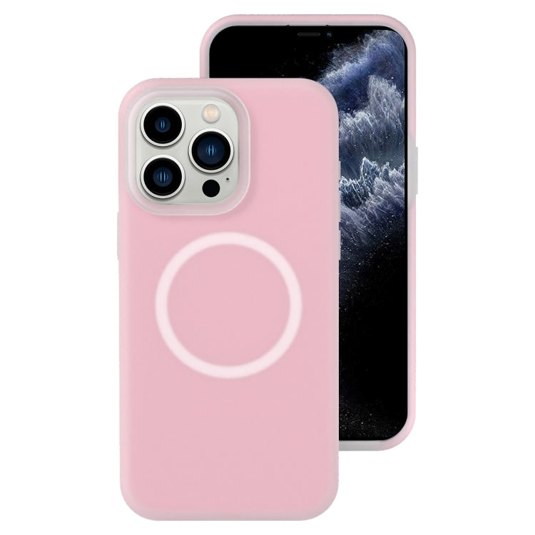 Jelly Liquid Silicone MagSafe Magnetic Phone Case, For iPhone 12 Pro, For iPhone 11 Pro Max