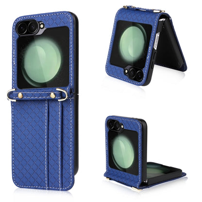 Crossbody Diamond Lattice Folding Phone Case, For Samsung Galaxy Z Flip6 / Flip7 FE