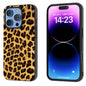 Black Frame Leopard Phone Case, For iPhone 15 Pro